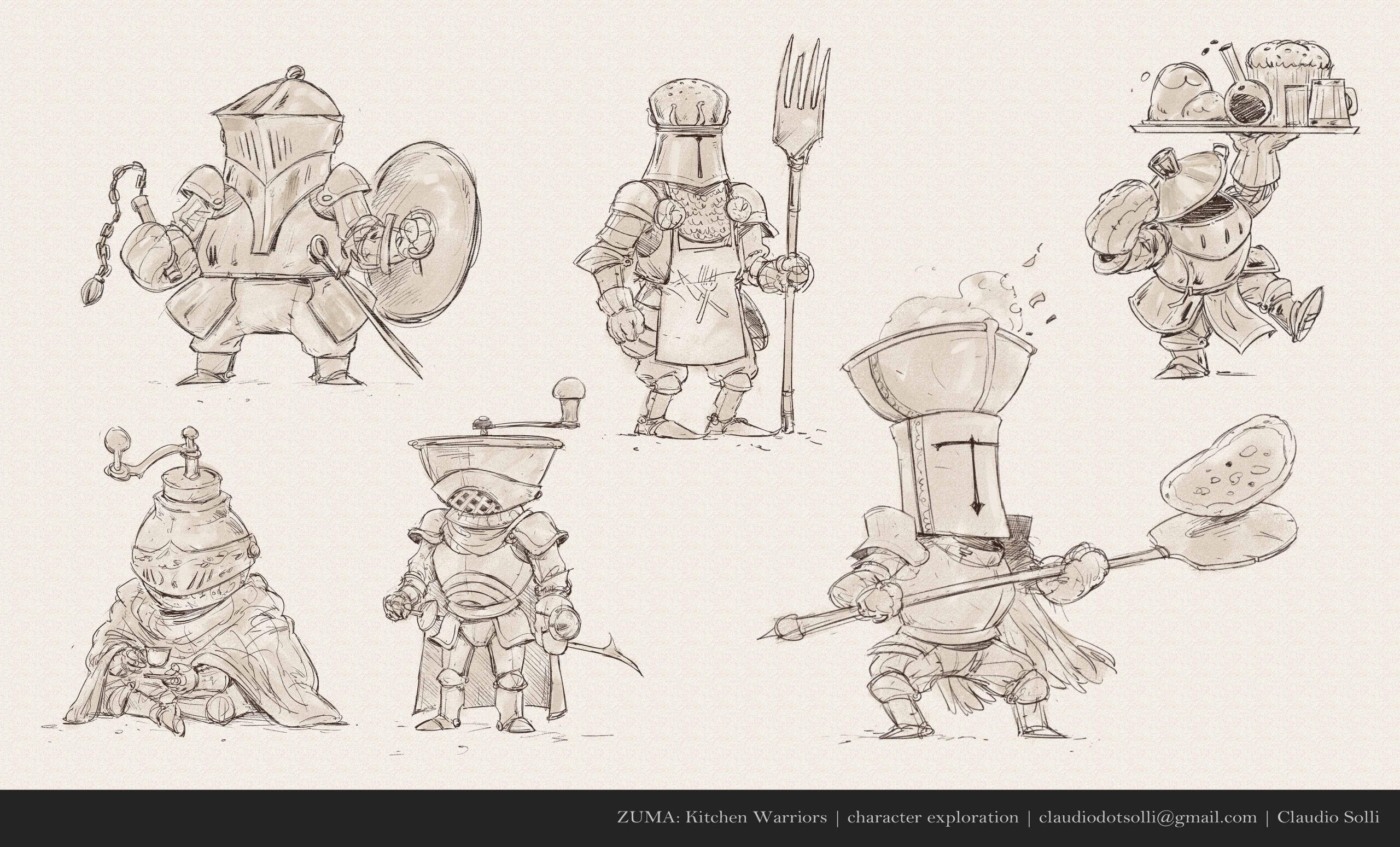KitchenWarriors characters