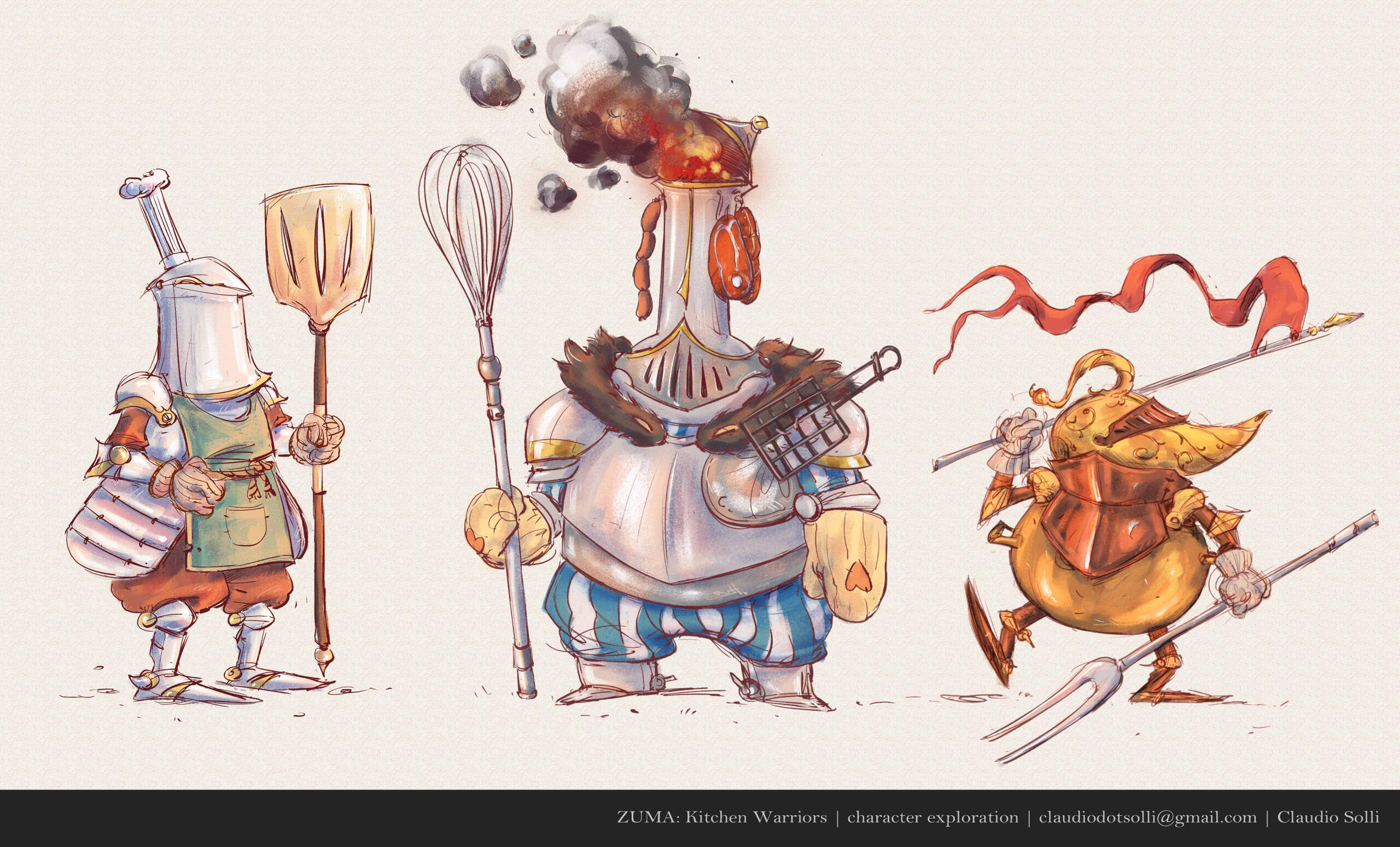 KitchenWarriors characters